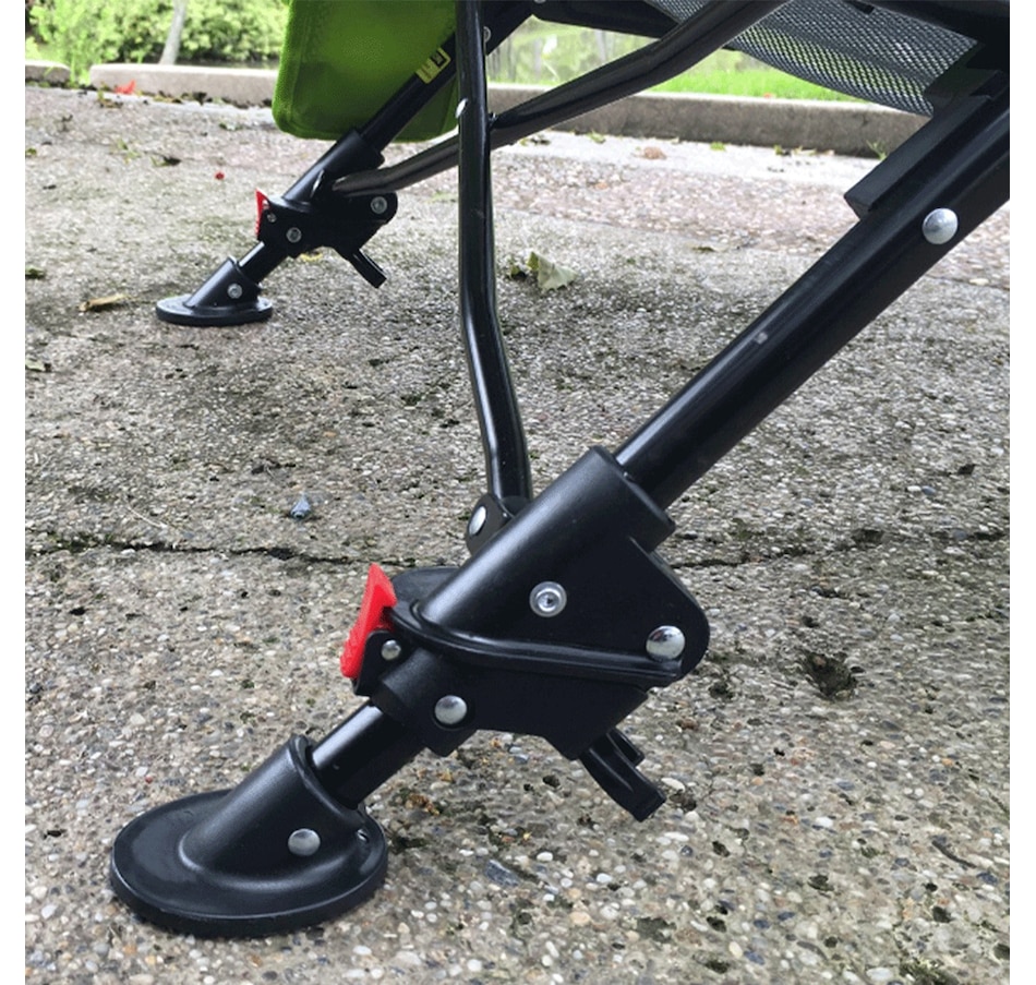 Image 727863_ALTMORE4.jpg, Product 727-863 / Price $169.00, Strongback Low G Recliner Folding Outdoor Chair (blue/grey) from Strongback on TSC.ca's Home & Garden department