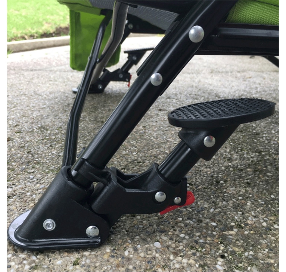 Image 727863_ALTMORE5.jpg, Product 727-863 / Price $169.00, Strongback Low G Recliner Folding Outdoor Chair (blue/grey) from Strongback on TSC.ca's Home & Garden department