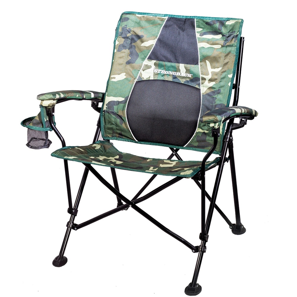 Home Garden Outdoor Living Outdoor Furniture Tables Chairs Strongback Elite Folding Outdoor Chair camo TSC Online Shopping for Canadians