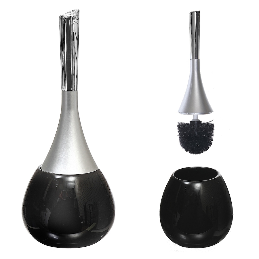 Image 727900_BLK.jpg, Product 727-900 / Price $32.00, IH Casa Decor Dolomite Toilet Holder And Brush from IH Casa Decor on TSC.ca's Home & Garden department