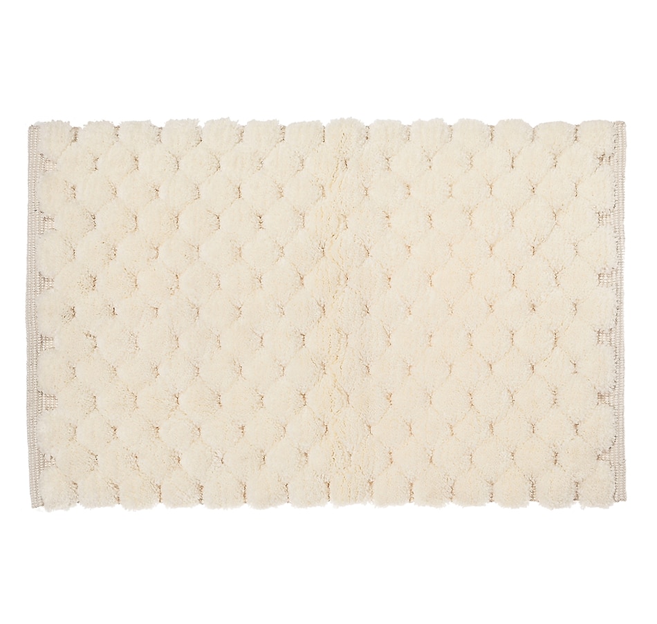 Image 727905_IVR.jpg, Product 727-905 / Price $24.00, IH Casa Decor 20" X 32" Handwoven Pompom Bath Mat from IH Casa Decor on TSC.ca's Home & Garden department