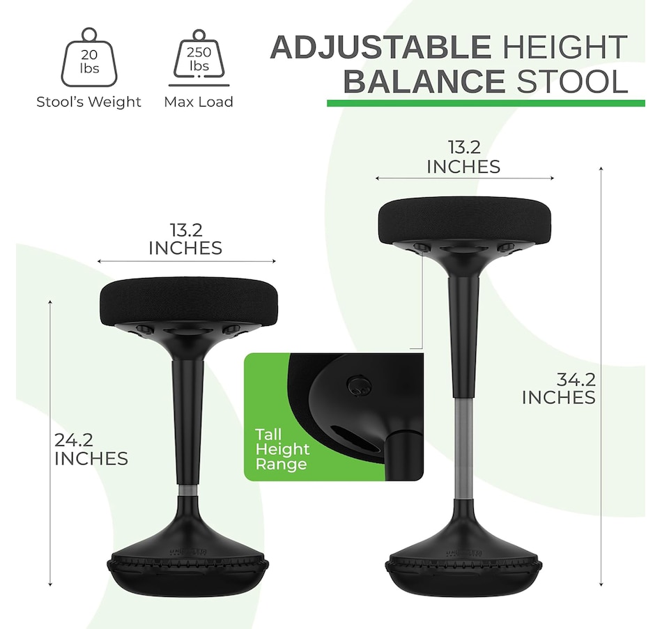 Image 727935_ALTMORE1.jpg, Product 727-935 / Price $199.99, Uncaged Ergonomics Wobble Stool from Uncaged Ergonomics on TSC.ca's Electronics department