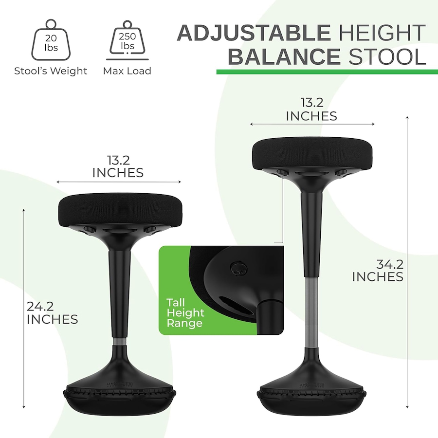 Image 727935_ALTMORE1.jpg, Product 727-935 / Price $199.99, Uncaged Ergonomics Wobble Stool from Uncaged Ergonomics on TSC.ca's Electronics department
