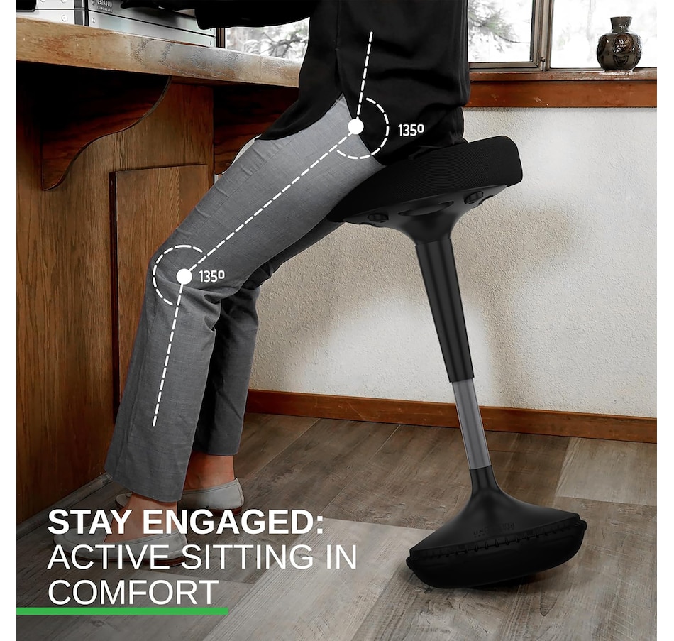Image 727935_ALTMORE3.jpg, Product 727-935 / Price $199.99, Uncaged Ergonomics Wobble Stool from Uncaged Ergonomics on TSC.ca's Electronics department