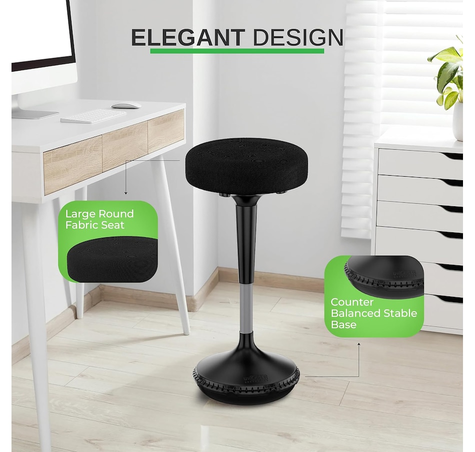 Image 727935_ALTMORE4.jpg, Product 727-935 / Price $199.99, Uncaged Ergonomics Wobble Stool from Uncaged Ergonomics on TSC.ca's Electronics department