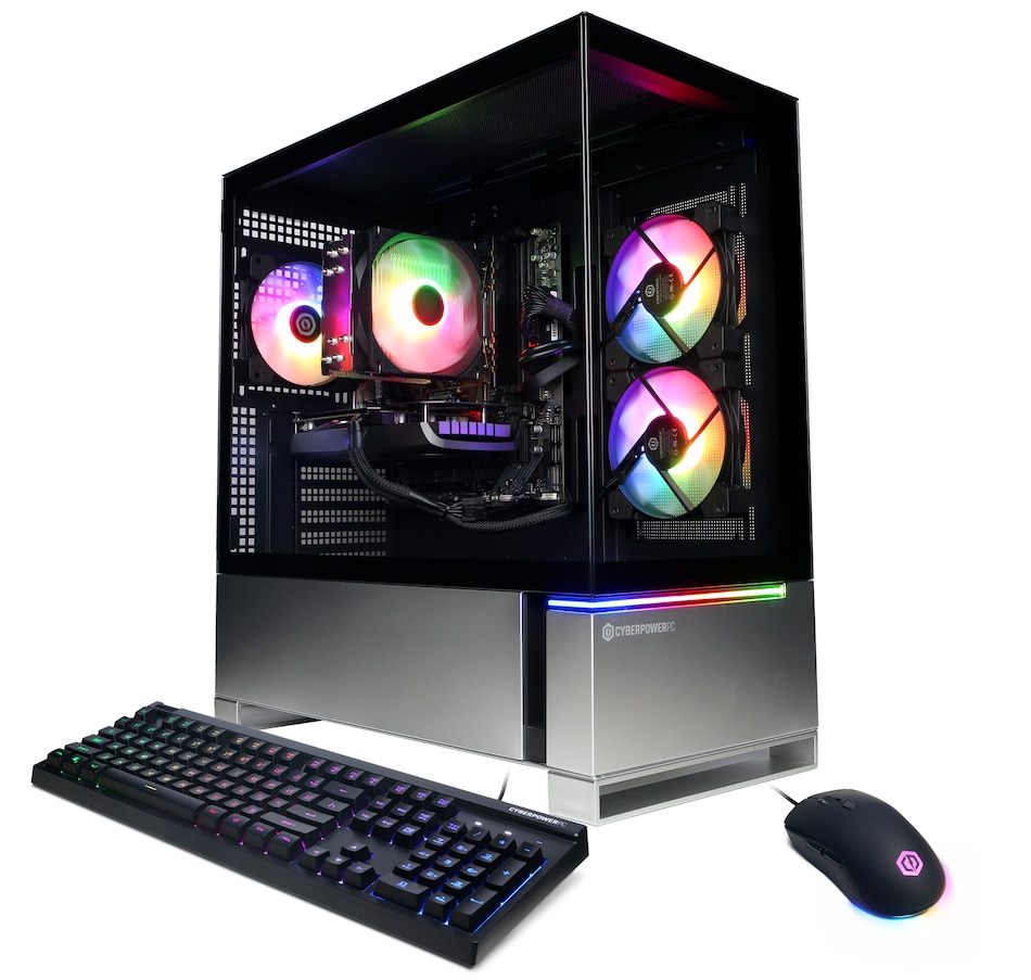 Image 727945.jpg, Product 727-945 / Price $1,619.99, CyberPowerPC Ryzen 7, 16GB RAM, 1TB SSD Gaming PC (GMAI4000CPG) from CyberpowerPC on TSC.ca's Electronics department