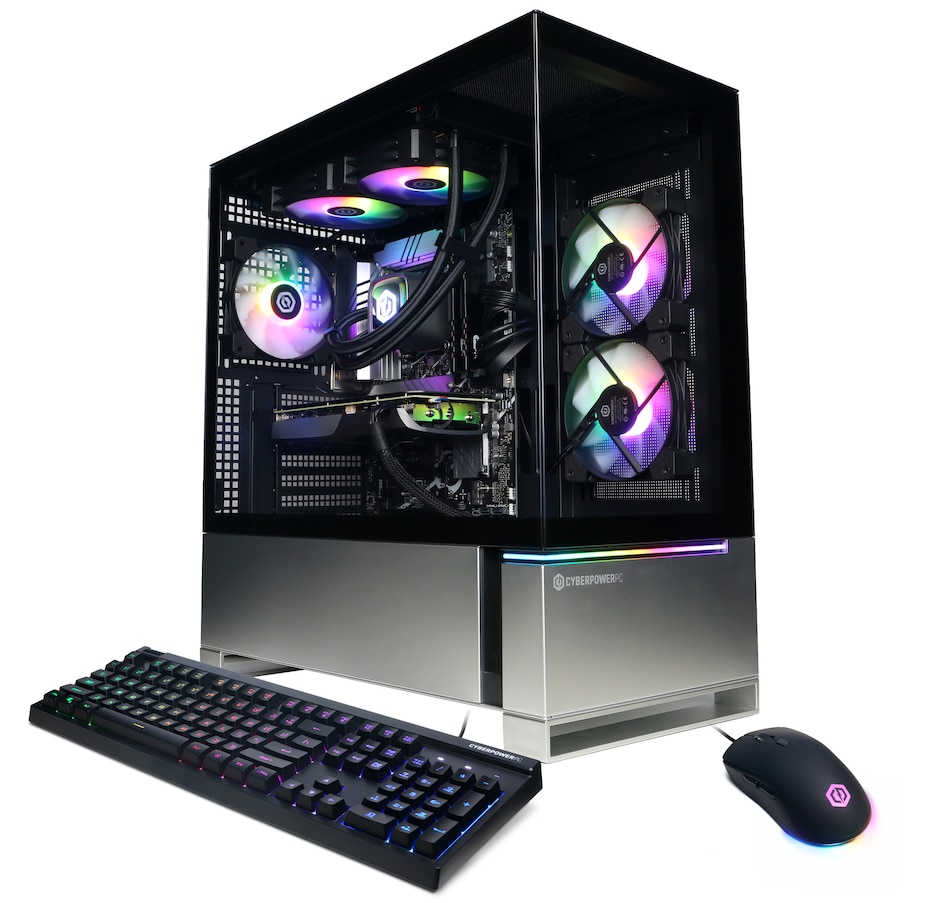 Image 727948.jpg, Product 727-948 / Price $2,359.99, CyberPowerPC Ryzen 7, 32GB RAM, 2TB SSD, NVIDIA GeForce RTX 4070 12GB Gaming PC (SLCAI6800CPG) from CyberpowerPC on TSC.ca's Electronics department