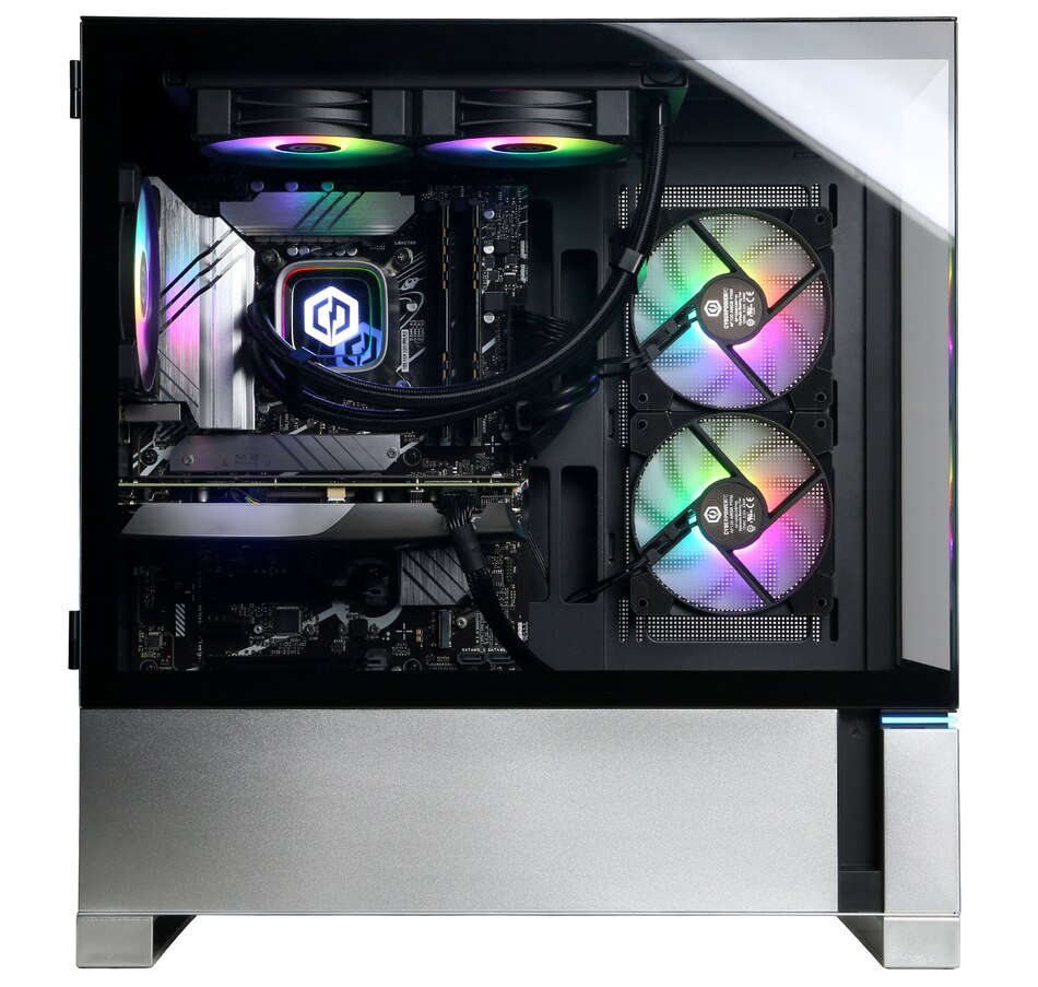 Image 727948_ALTMORE2.jpg, Product 727-948 / Price $2,359.99, CyberPowerPC Ryzen 7, 32GB RAM, 2TB SSD, NVIDIA GeForce RTX 4070 12GB Gaming PC (SLCAI6800CPG) from CyberpowerPC on TSC.ca's Electronics department