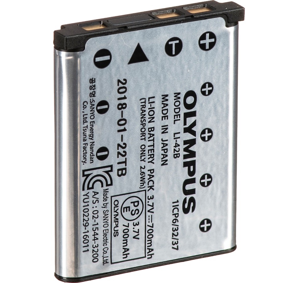 Image 727955.jpg, Product 727-955 / Price $29.99, OM System LI-42B3 Replacement Battery for Cameras and Voice Recorders from Olympus - OM System on TSC.ca's Toys & Hobbies department