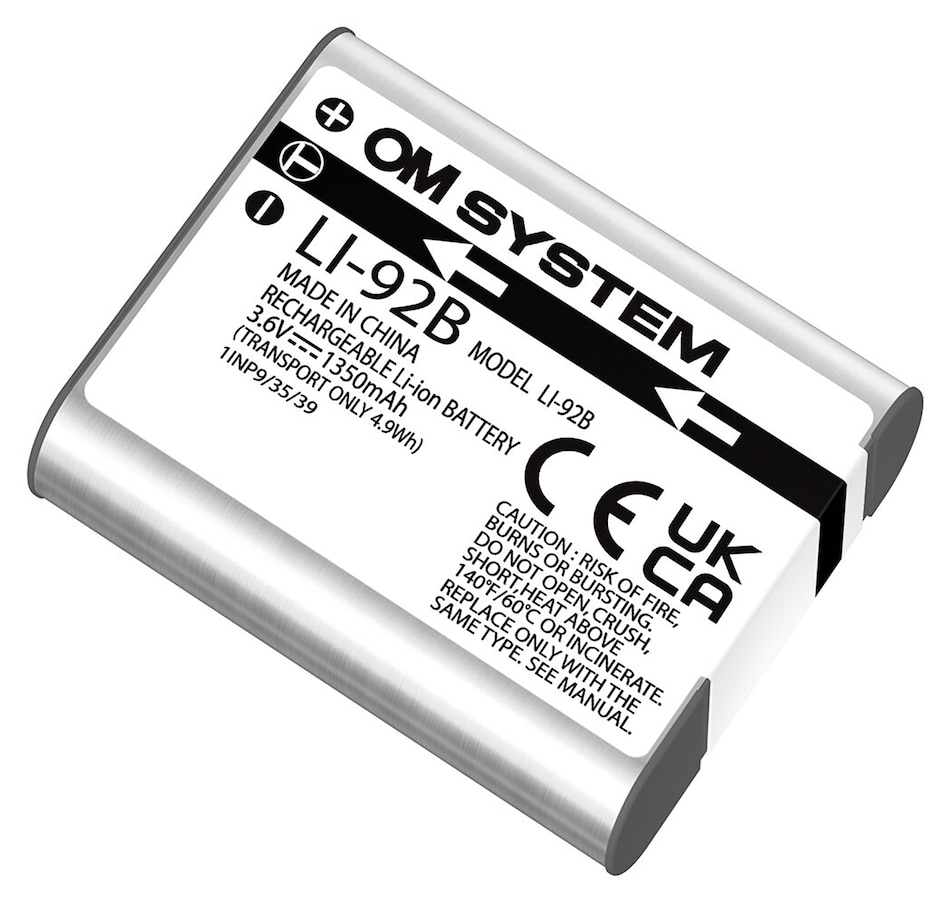 Image 727956_ALTMORE1.jpg, Product 727-956 / Price $59.99, OM System Li-92B Lithium-Ion Battery for TG6 and TG7 Cameras from Olympus - OM System on TSC.ca's Toys & Hobbies department
