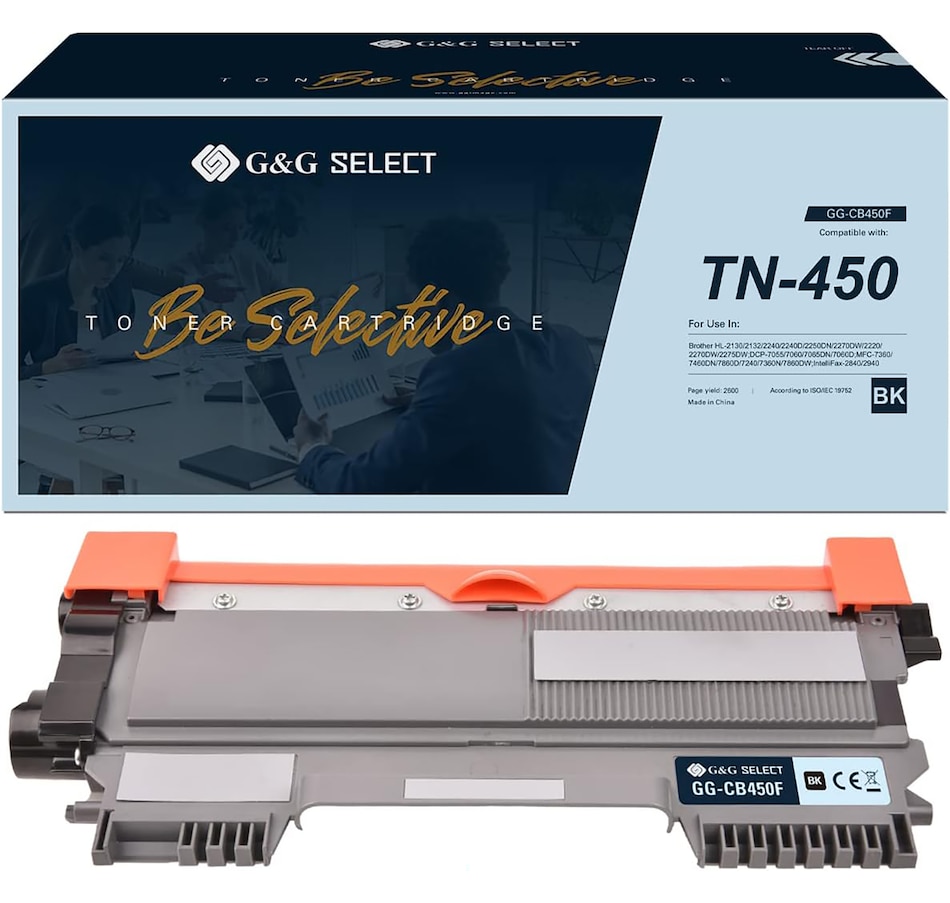 Image 727972.jpg, Product 727-972 / Price $49.99, G&G Select Compatible Toner Cartridge 2-Pack (can replace Brother TN450) from G&G on TSC.ca's Electronics department