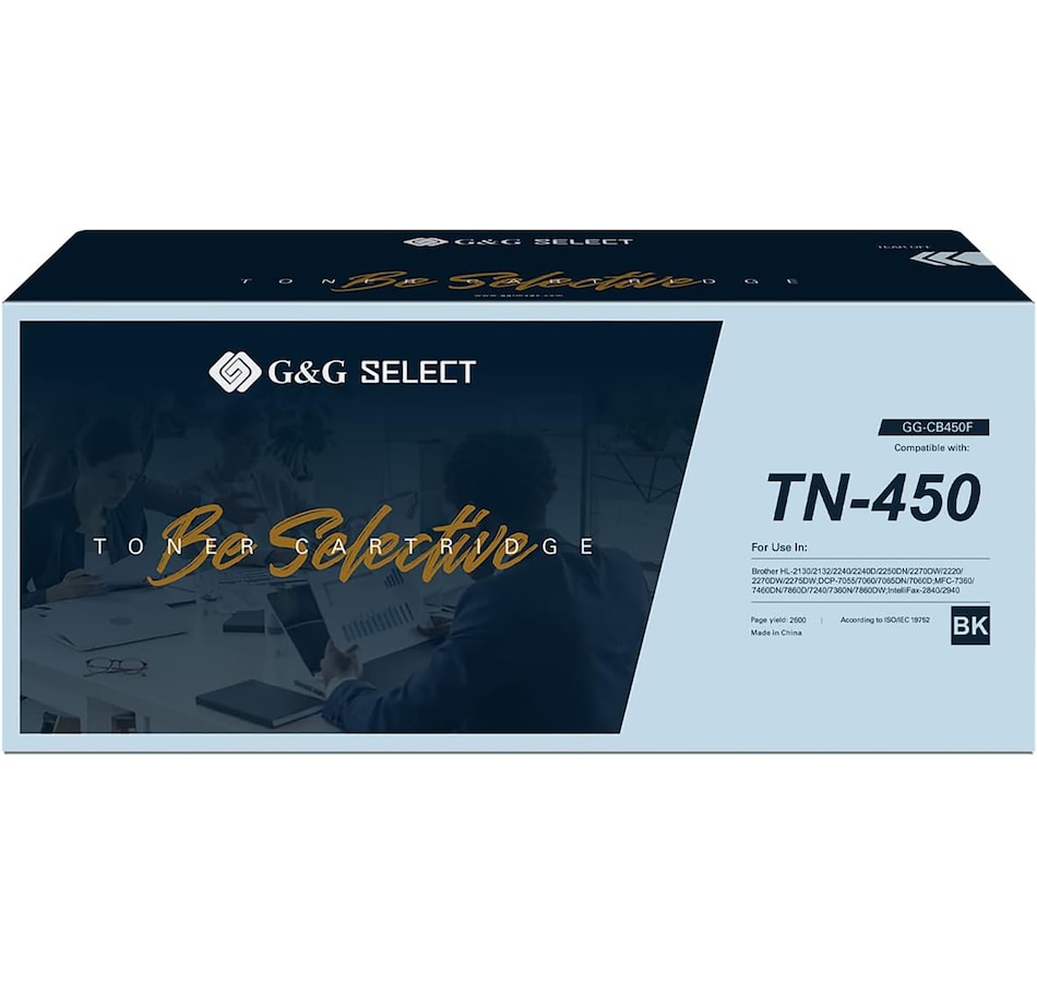 Image 727972_ALTMORE2.jpg, Product 727-972 / Price $49.99, G&G Select Compatible Toner Cartridge 2-Pack (can replace Brother TN450) from G&G on TSC.ca's Electronics department
