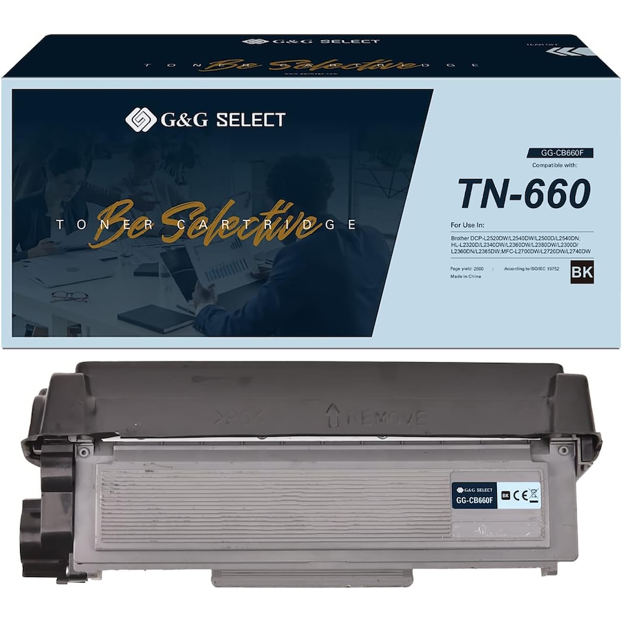 Image 727973.jpg, Product 727-973 / Price $49.99, G&G Select Compatible Toner Cartridge 2-Pack (can replace Brother TN660) from G&G on TSC.ca's Electronics department