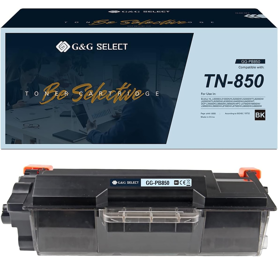 Image 727976.jpg, Product 727-976 / Price $79.99, G&G Select Compatible Toner Cartridge 2-Pack (can replace Brother TN850) from G&G on TSC.ca's Electronics department