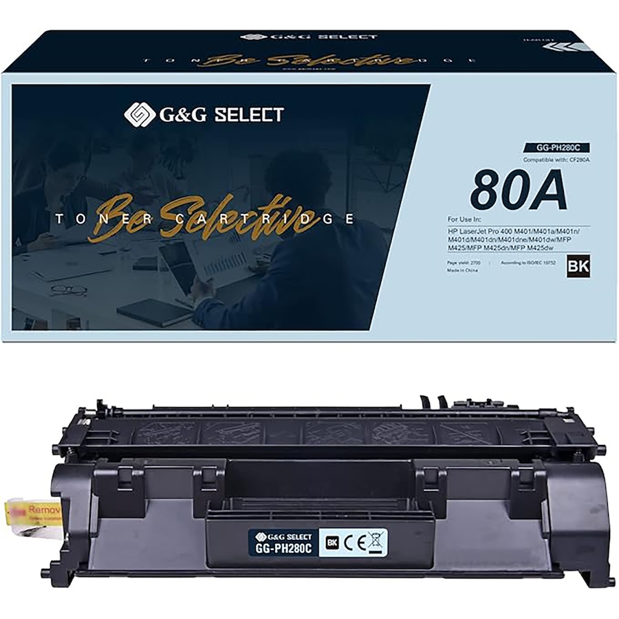 Image 727977.jpg, Product 727-977 / Price $69.99, G&G Select Compatible Toner Cartridge (can replace HP 80A CF280A) from G&G on TSC.ca's Electronics department