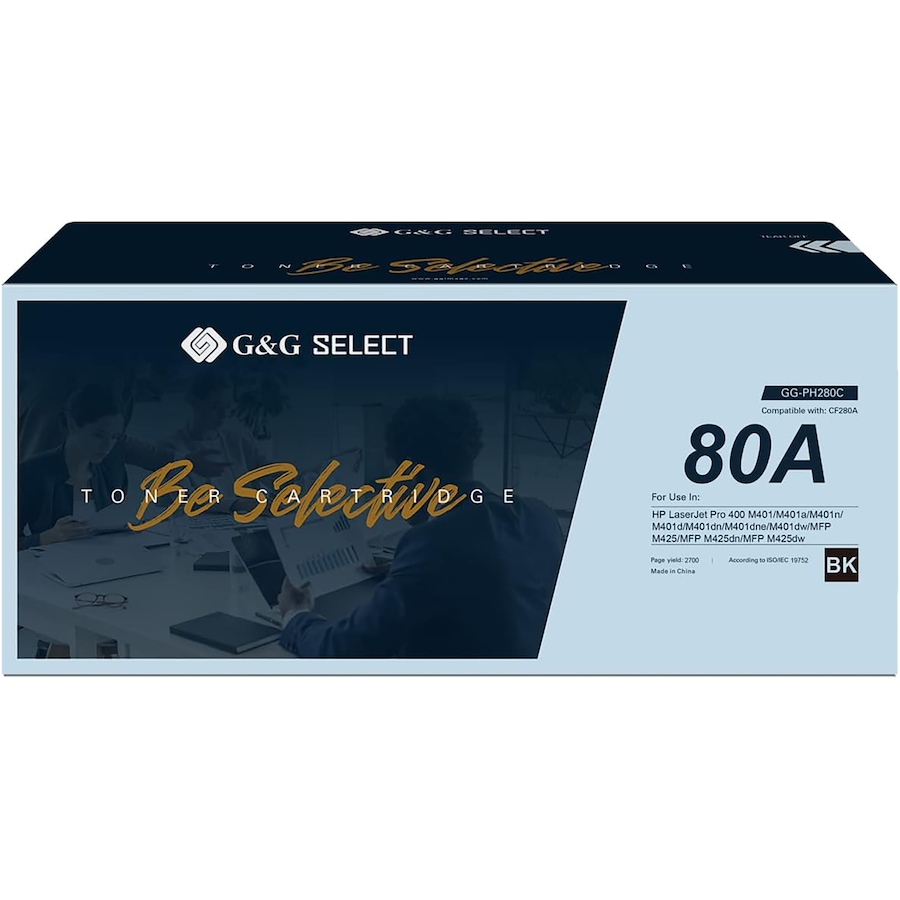 Image 727977_ALTMORE2.jpg, Product 727-977 / Price $69.99, G&G Select Compatible Toner Cartridge (can replace HP 80A CF280A) from G&G on TSC.ca's Electronics department