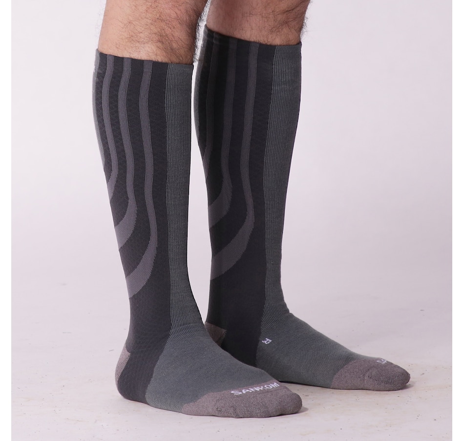 Active Compression Patent Socks by Avevitta Switzerland for Men - Grey