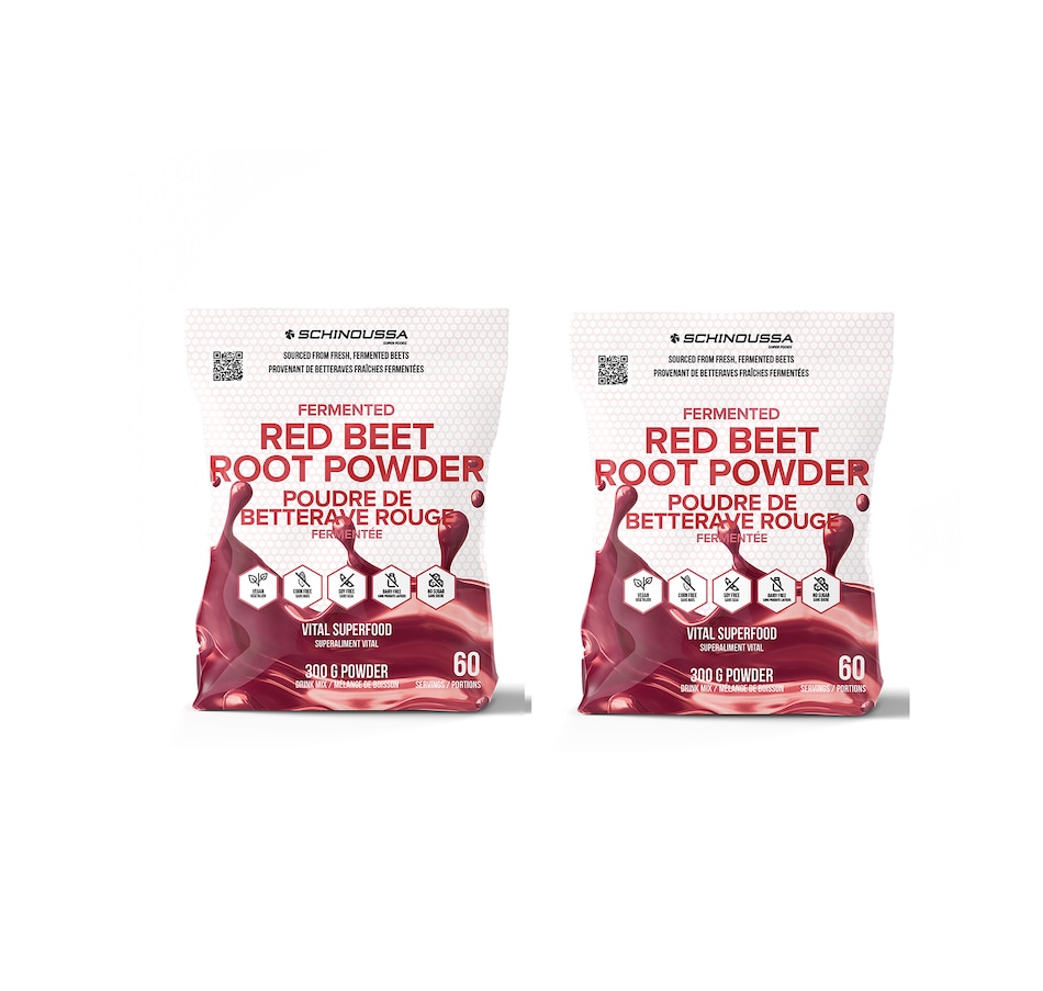 Image 728240.jpg, Product 728-240 / Price $65.99, Schinoussa Fermented Red Beet Root Powder Duo from Schinoussa  on TSC.ca's Health & Fitness department