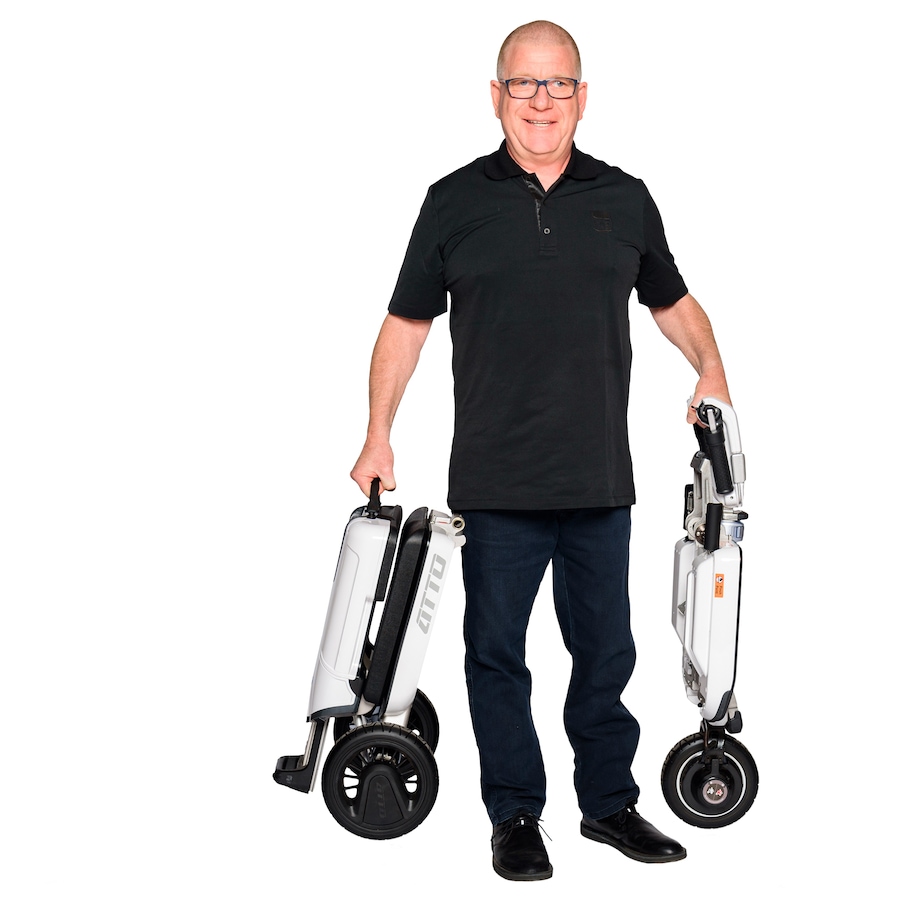 Image 728303_ALTMORE7.jpg, Product 728-303 / Price $5,667.00, Moving Life Atto Classic Mobility Scooter With Foldable Armrests & Bonuses from Moving Life on TSC.ca's Health & Fitness department