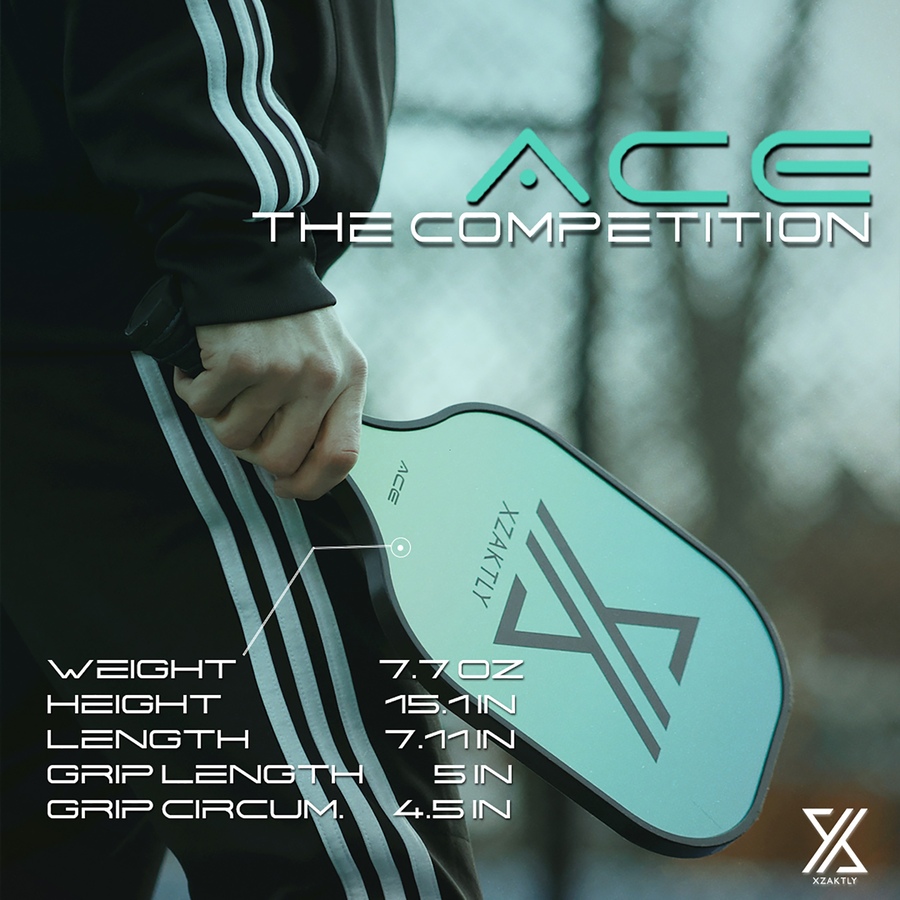 Image 728358_ALTMORE6.jpg, Product 728-358 / Price $69.99, Xzaktly Ace Carbon Fiber Pickleball Paddle from xzaktly on TSC.ca's Health & Fitness department