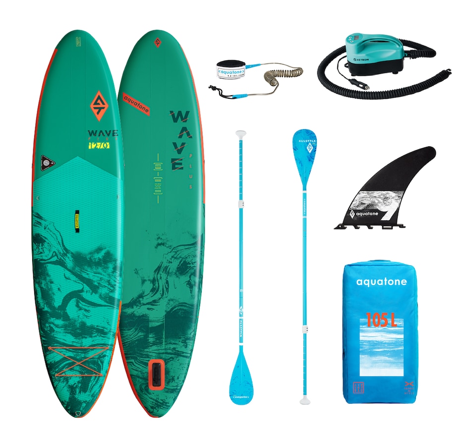 Image 728382.jpg, Product 728-382 / Price $975.00, Aquatone Wave Plus 12' Inflatable Paddleboard with Electric Pump from Aquatone on TSC.ca's Health & Fitness department