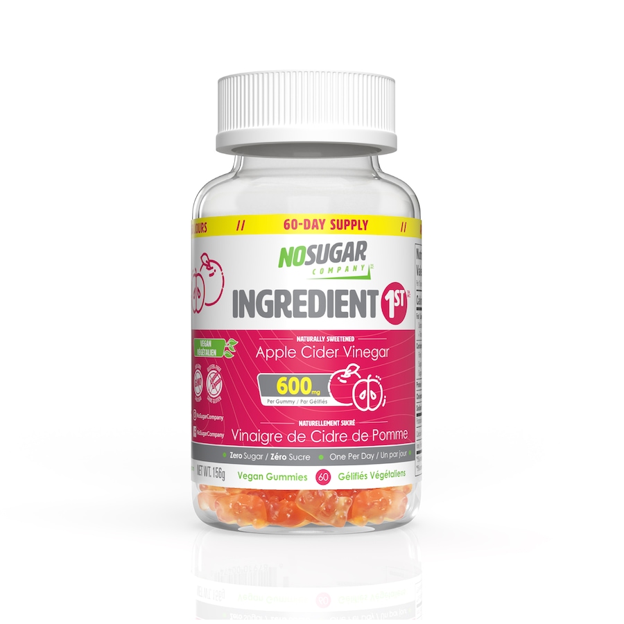 Image 728392.jpg, Product 728-392 / Price $24.99, No Sugar Apple Cider Vinegar Gummies 78-Count from No Sugar on TSC.ca's Health & Fitness department