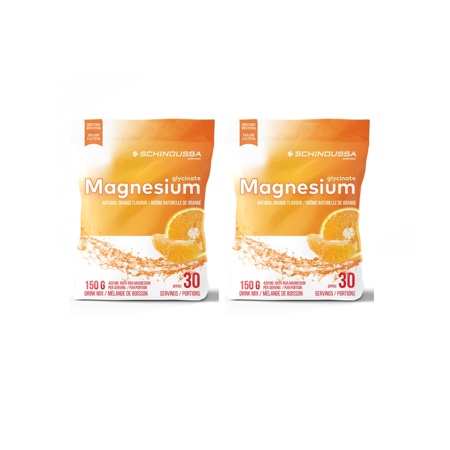 Image 728447.jpg, Product 728-447 / Price $79.00, Schinoussa Magnesium Glycinate Duo Orange from Schinoussa on TSC.ca's Health & Fitness department