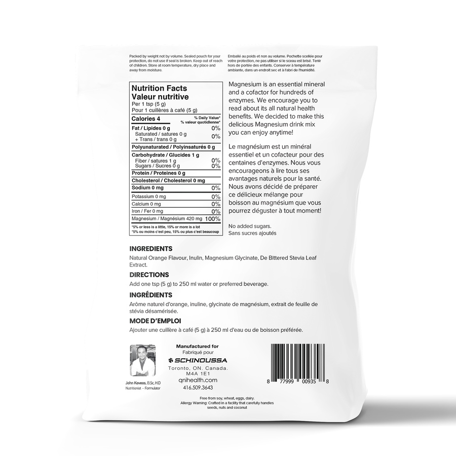 Image 728447_ALTMORE2.jpg, Product 728-447 / Price $79.00, Schinoussa Magnesium Glycinate Duo Orange from Schinoussa on TSC.ca's Health & Fitness department
