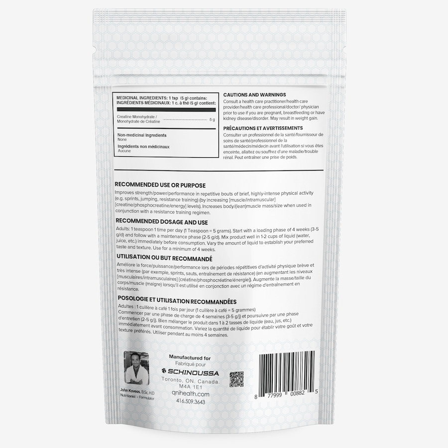 Image 728494_ALTMORE1.jpg, Product 728-494 / Price $44.99, Schinoussa Micro Ionized Creatine Monohydrate  from Schinoussa  on TSC.ca's Health & Fitness department