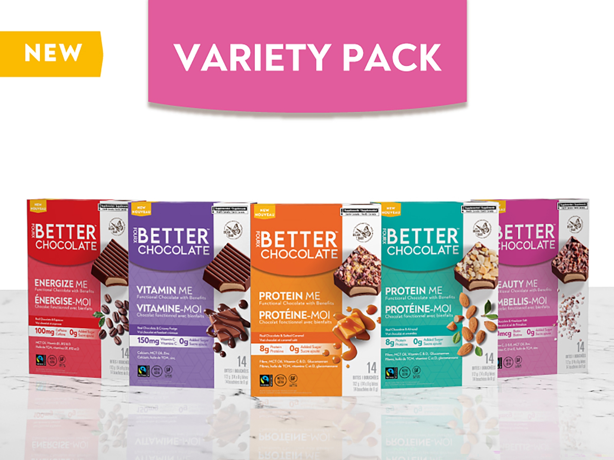 FourX Better Chocolate Variety Pack - TSC.ca