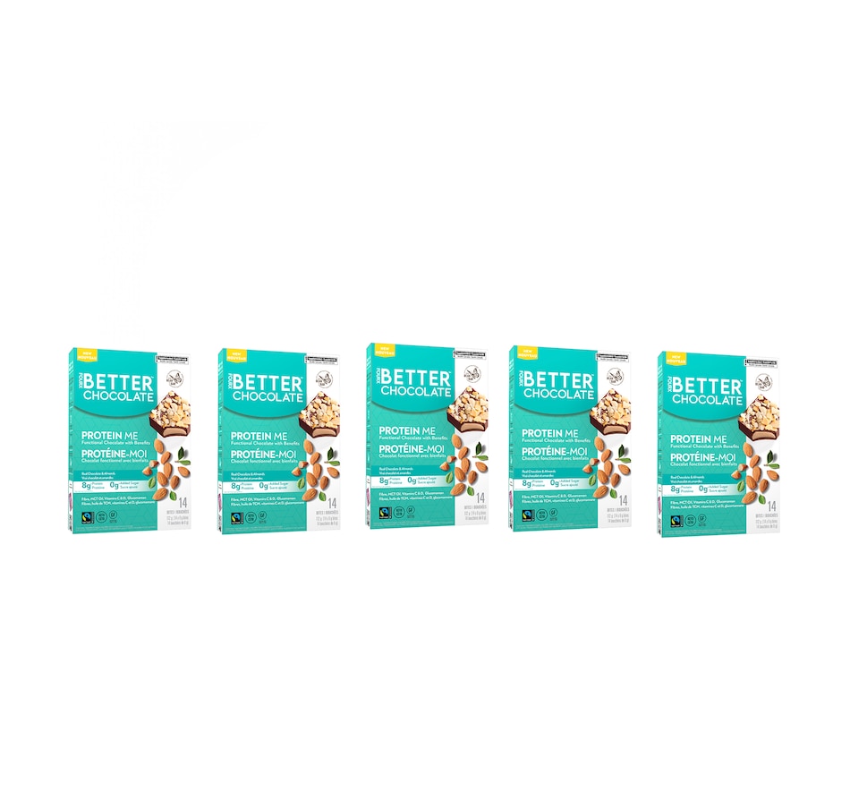 Image 728537.jpg, Product 728-537 / Price $47.49, FourX Better Chocolate Protein Me Almond, 14-Count (5-pack) from FourX Better Chocolate on TSC.ca's Health & Fitness department