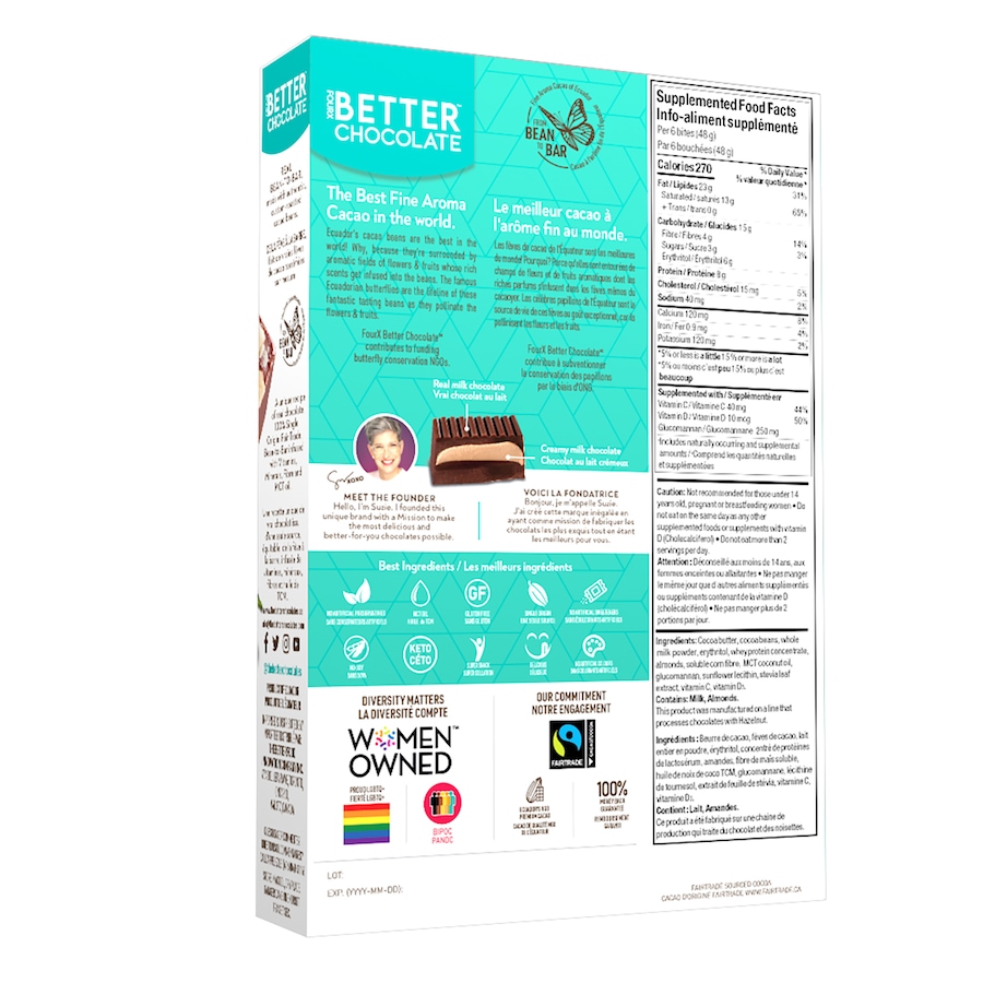 Image 728537_ALTMORE3.jpg, Product 728-537 / Price $47.49, FourX Better Chocolate Protein Me Almond, 14-Count (5-pack) from FourX Better Chocolate on TSC.ca's Health & Fitness department