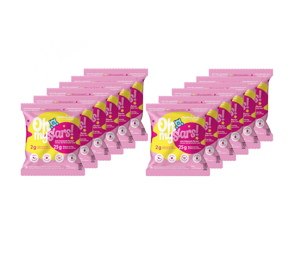 Image 728542.jpg, Product 728-542 / Price $46.00, Herbaland Oh My! Stars Pink Lemonade 12-Count from Herbaland Naturals on TSC.ca's Health & Fitness department