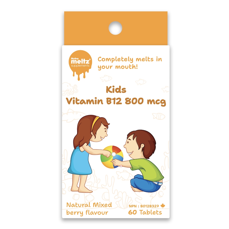 Image 728590.jpg, Product 728-590 / Price $15.99, Nutrameltz Kids Vitamin B12 800 MG (60-ct) from Nutrameltz on TSC.ca's Health & Fitness department