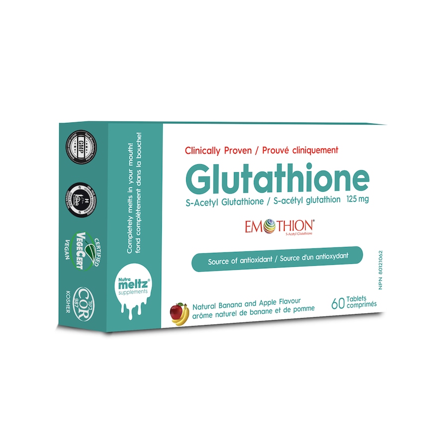Image 728594.jpg, Product 728-594 / Price $41.99, Nultrameltz Glutathione (S-Acetyl Glutathione) 125mg (60-ct) from Nutrameltz on TSC.ca's Health & Fitness department