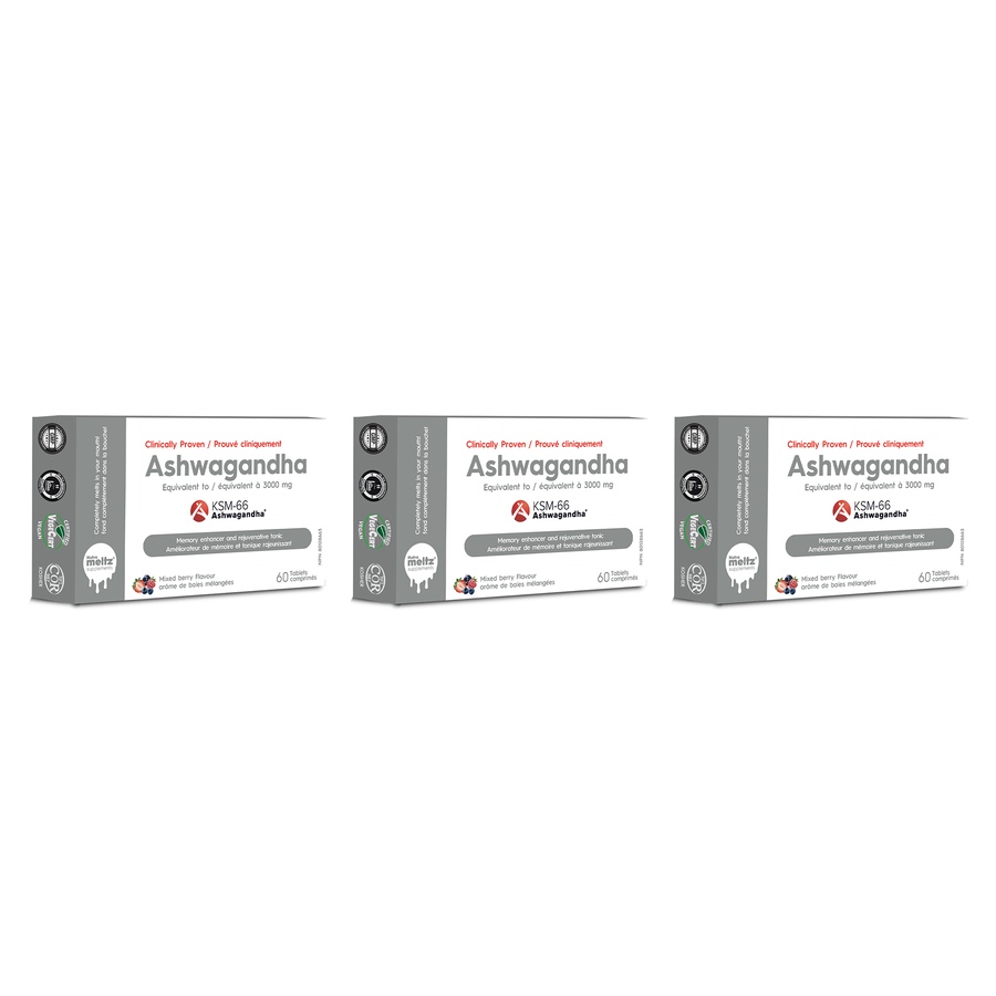 Image 728611.jpg, Product 728-611 / Price $98.00, Nutrameltz Ashwaganda Trio from Nutrameltz on TSC.ca's Health & Fitness department