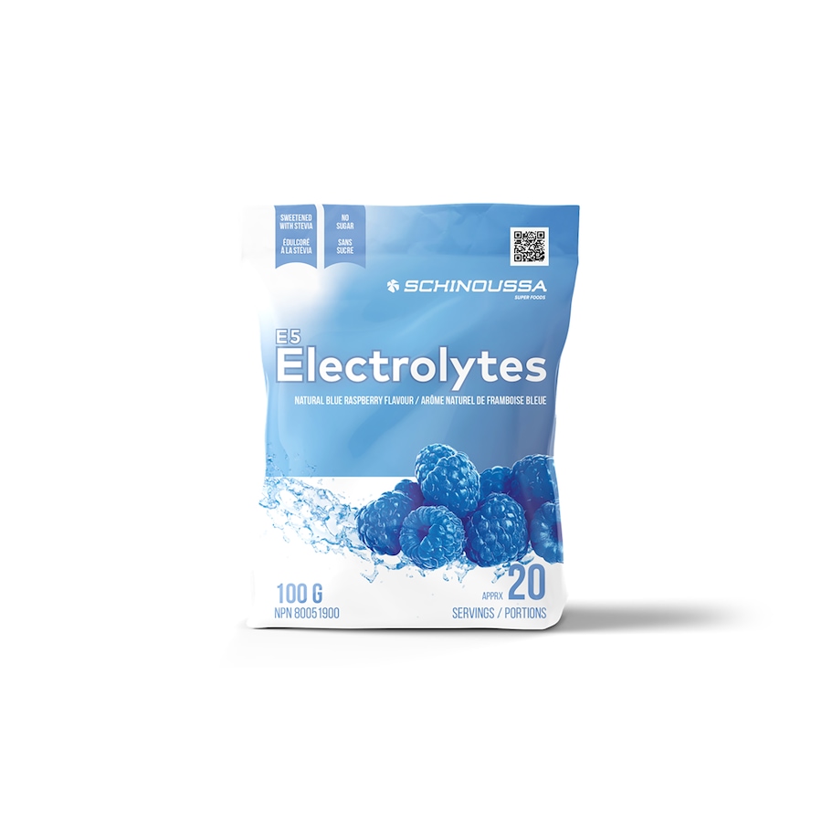 Image 728677.jpg, Product 728-677 / Price $36.99, Schinoussa E5 Electrolytes Natural Blue Raspberry from Schinoussa on TSC.ca's Health & Fitness department