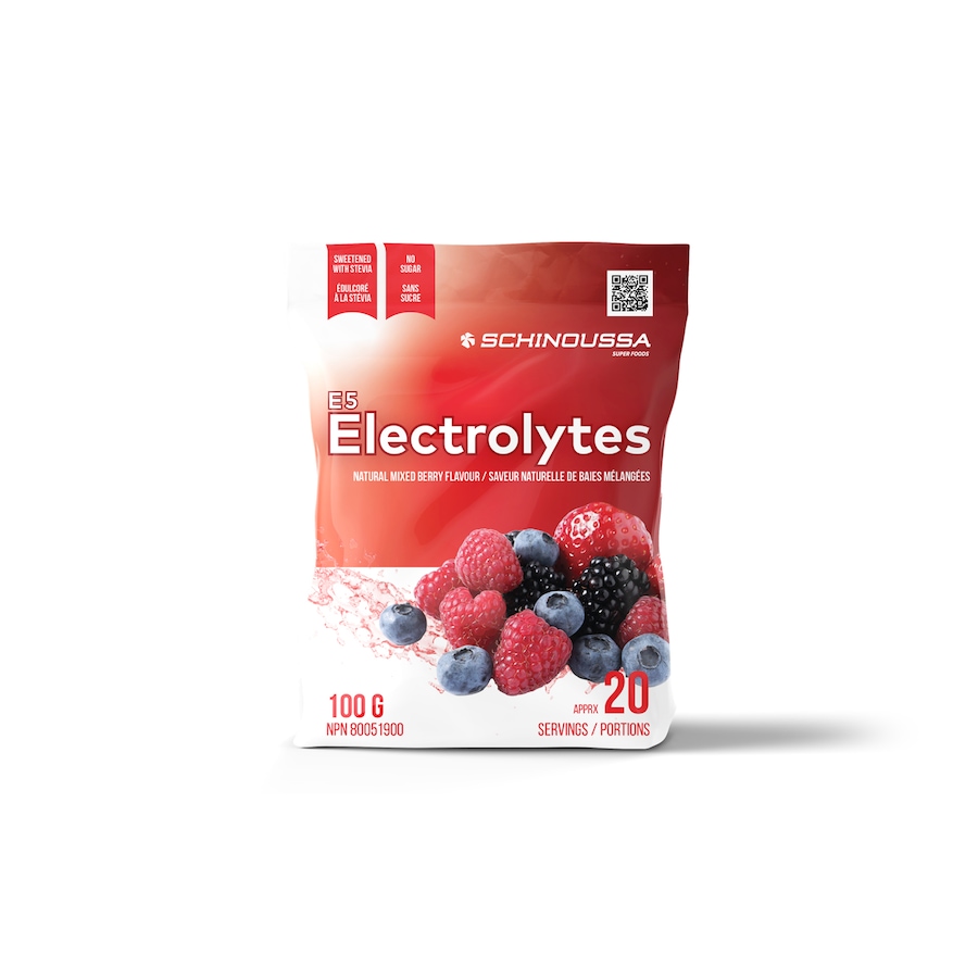 Image 728680.jpg, Product 728-680 / Price $36.99, Schinoussa E5 Electrolytes Natural Mixed Berry from Schinoussa on TSC.ca's Health & Fitness department