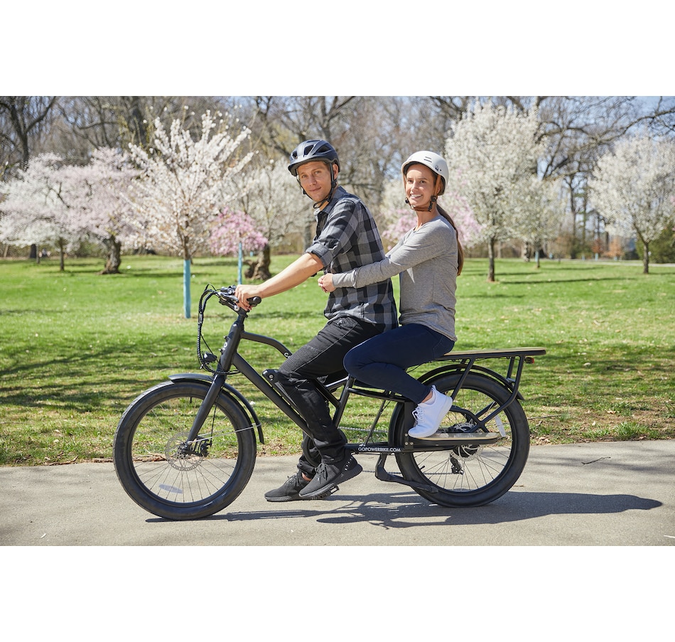Image 728684_ALTMORE10.jpg, Product 728-684 / Price $2,199.00, GoPowerBike GoCargo Fat-Tire Electric City Bike (500W Motor / 80km Range / 32km/h Top Speed) from Go Power E-Bikes on TSC.ca's Health & Fitness department