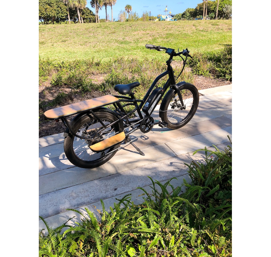 Image 728684_ALTMORE3.jpg, Product 728-684 / Price $2,199.00, GoPowerBike GoCargo Fat-Tire Electric City Bike (500W Motor / 80km Range / 32km/h Top Speed) from Go Power E-Bikes on TSC.ca's Health & Fitness department