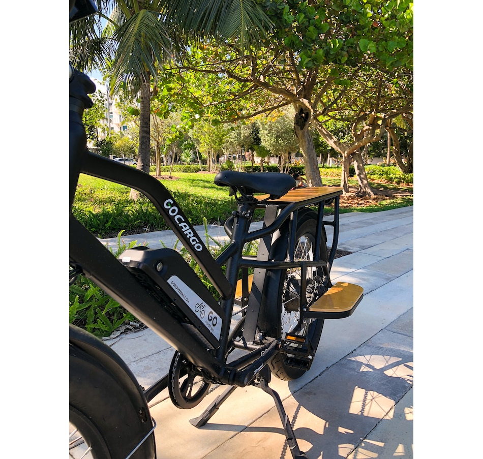 Image 728684_ALTMORE5.jpg, Product 728-684 / Price $2,199.00, GoPowerBike GoCargo Fat-Tire Electric City Bike (500W Motor / 80km Range / 32km/h Top Speed) from Go Power E-Bikes on TSC.ca's Health & Fitness department