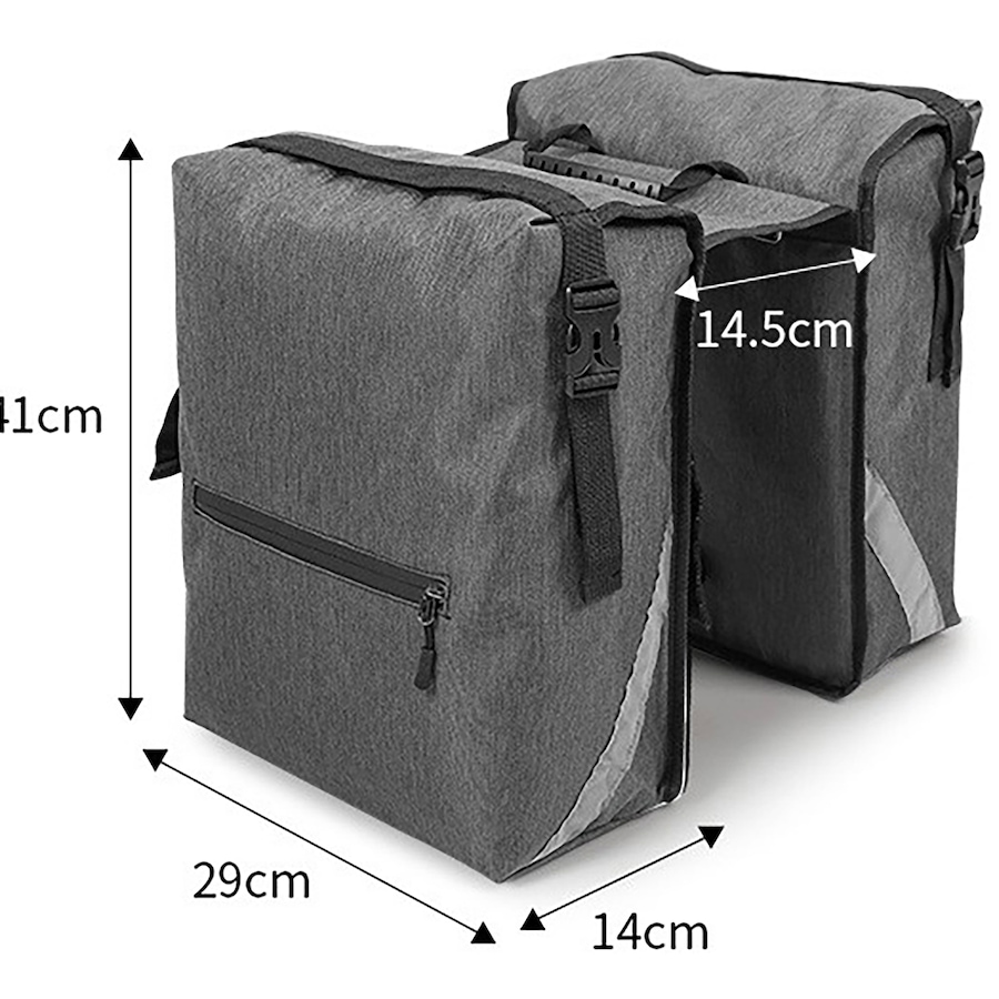 Image 728696_GRY.jpg, Product 728-696 / Price $89.99, GoTyger Water Resistant Bike Saddle Bag from Gotyger on TSC.ca's Health & Fitness department