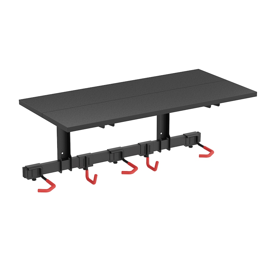 Image 728698_BLK.jpg, Product 728-698 / Price $104.99, GoTyger 3 Bike Wall Mounted Rack With Storage Shelf from Gotyger on TSC.ca's Health & Fitness department