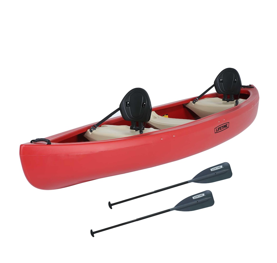 Image 728706_ALTMORE5.jpg, Product 728-706 / Price $1,499.99, Lifetime Red Kodiak 130 Canoe With Paddles from Lifetime on TSC.ca's Health & Fitness department