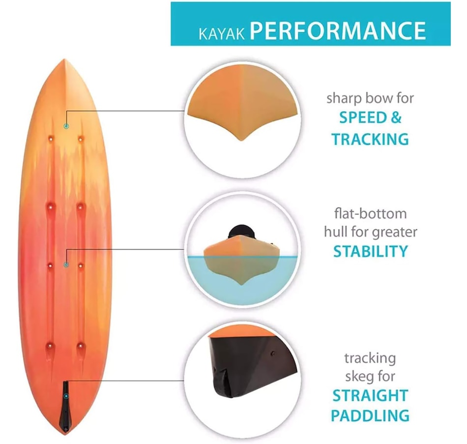 Image 728707_ALTMORE1.jpg, Product 728-707 / Price $799.99, Lifetime Spitfire 12T Tandem Kayak With Paddles from Lifetime on TSC.ca's Health & Fitness department