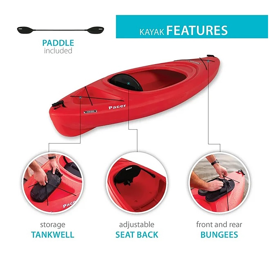 Image 728710_ALTMORE3.jpg, Product 728-710 / Price $499.99, Lifetime Racer 80 Kayak With Paddle from Lifetime on TSC.ca's Health & Fitness department