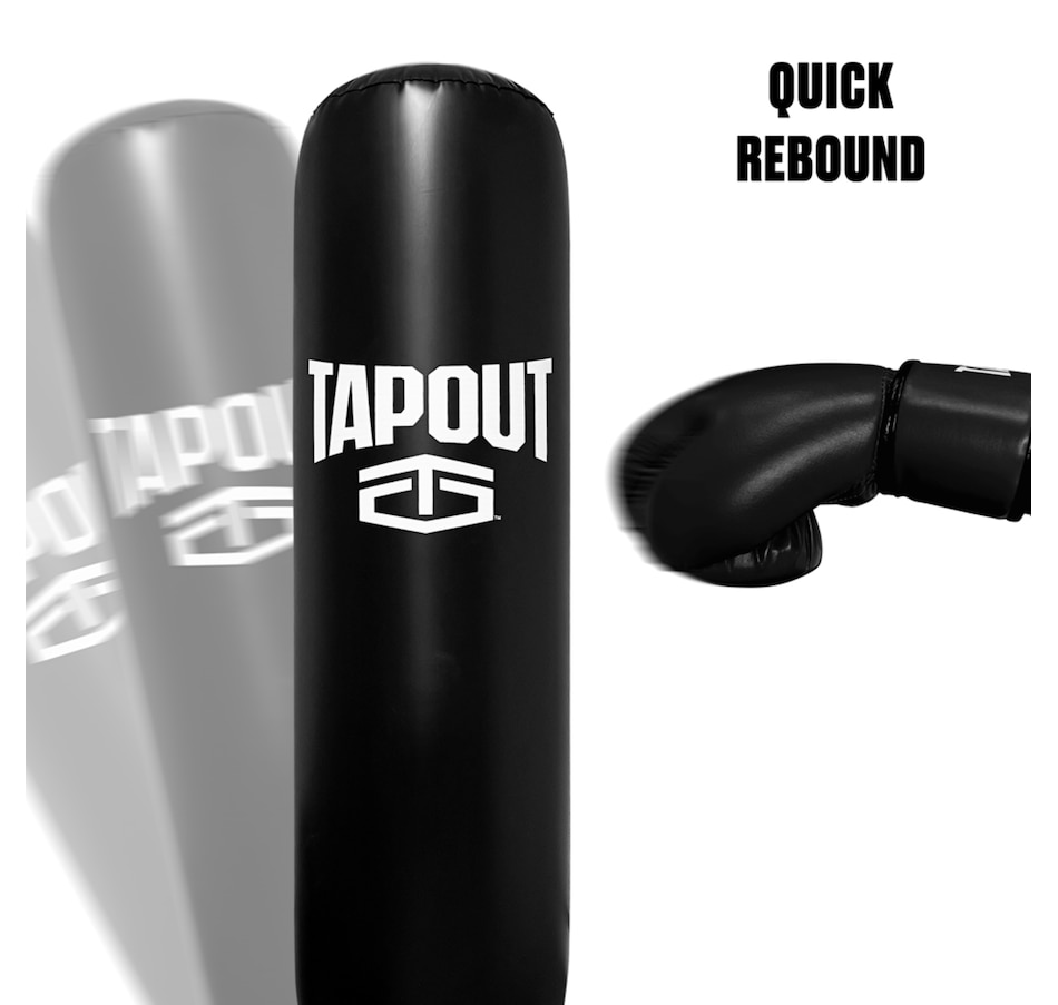 Image 728756_ALTMORE2.jpg, Product 728-756 / Price $39.99, Tapout 63" Inflatable Punching Bag (black) from Tapout on TSC.ca's Health & Fitness department