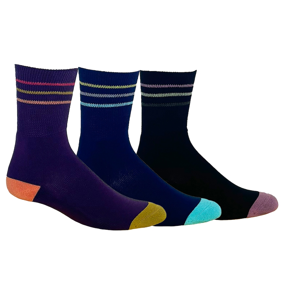 Image 728802.jpg, Product 728-802 / Price $42.99, Dr. Johnny's Colour Block Diabetic Socks Trio from Dr. Johnny's on TSC.ca's Health & Fitness department