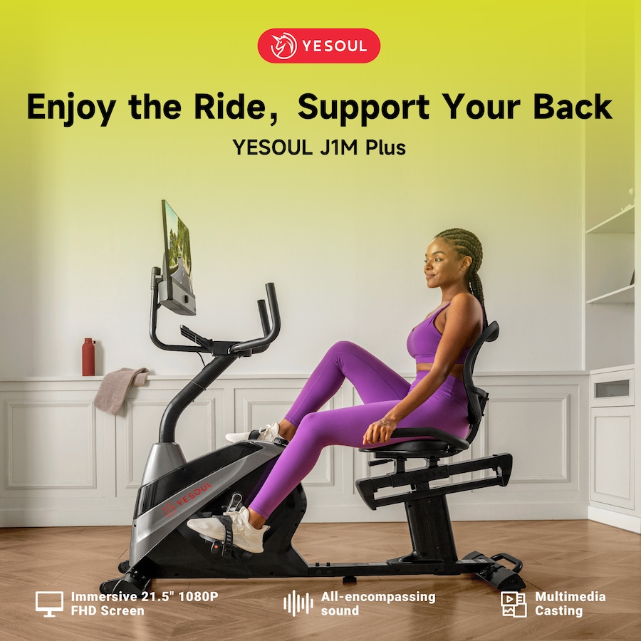 Image 728833_ALTMORE10.jpg, Product 728-833 / Price $899.00, Yesoul J1 Plus Recumbent Bike from Yesoul on TSC.ca's Health & Fitness department