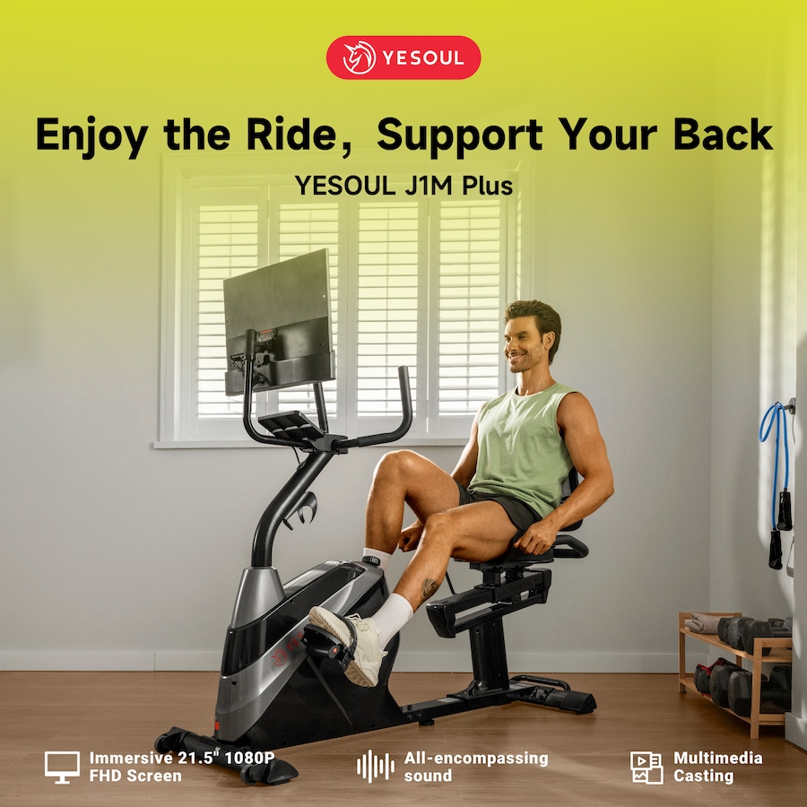 Image 728833_ALTMORE14.jpg, Product 728-833 / Price $899.00, Yesoul J1 Plus Recumbent Bike from Yesoul on TSC.ca's Health & Fitness department